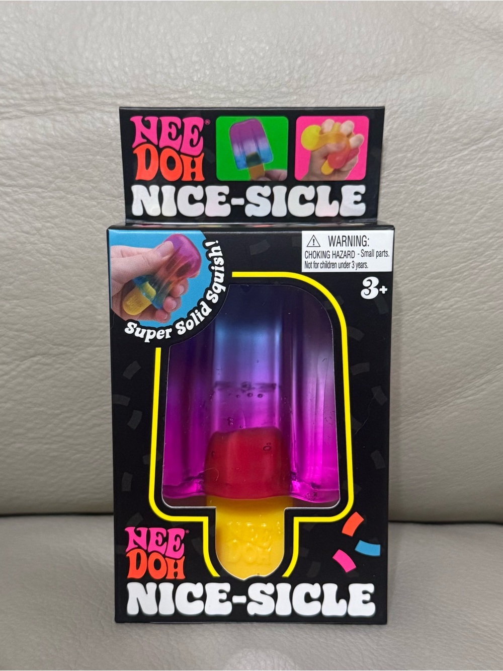 NEW Schylling Needoh Nice-Sicle Dark Blue Purple Popsicle Authentic
